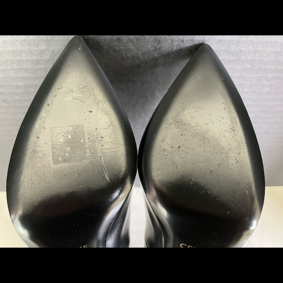 Celine Black Leather Pumps IT 40 - Picture 8 of 9